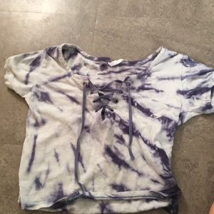 Zumiez tie dye crop shirt
